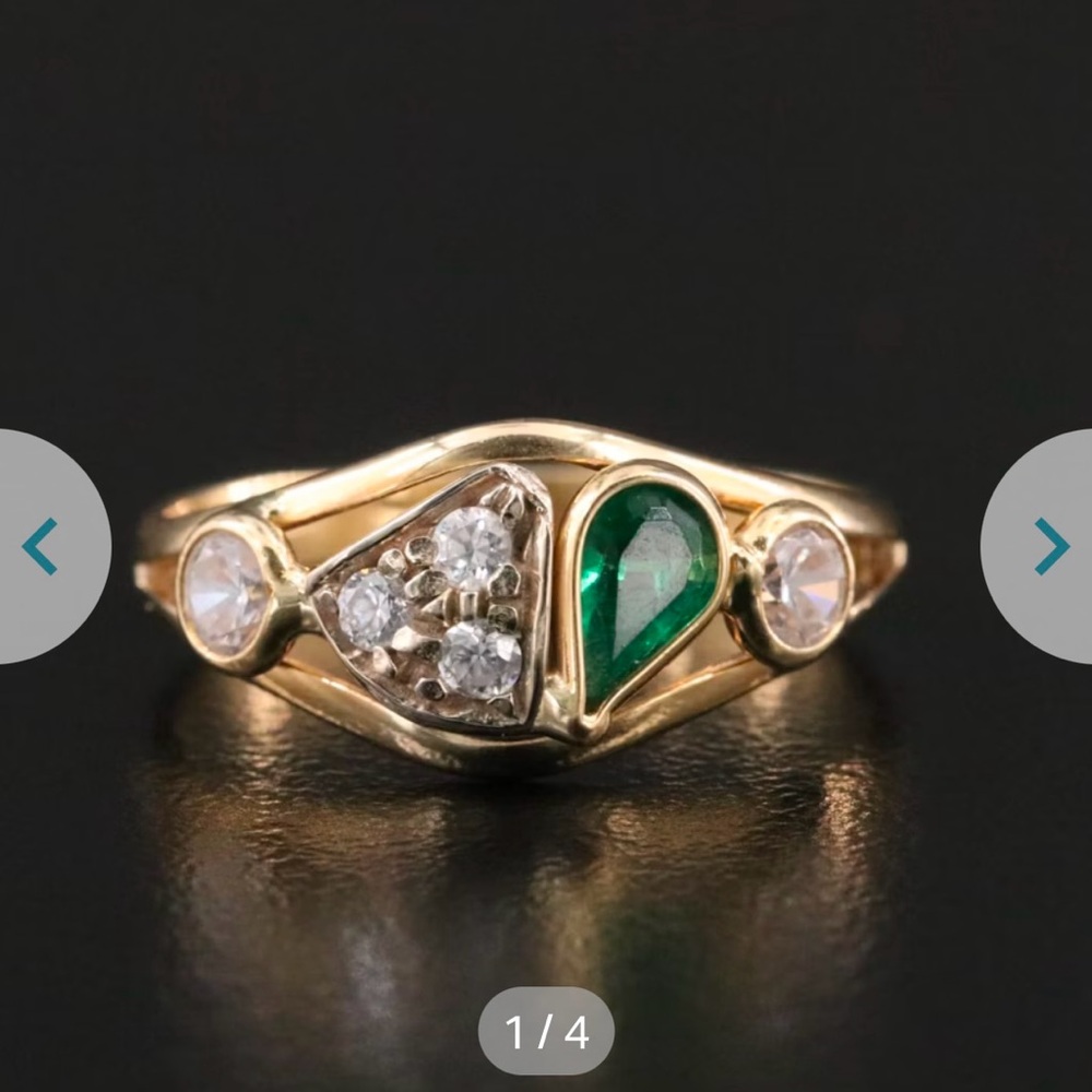 18k gold ring